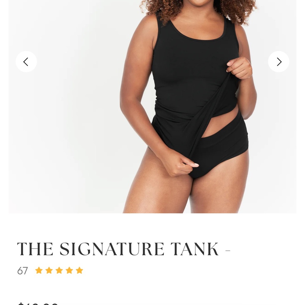 Black Signature Nursing/Pumping/Maternity Tank by Larken